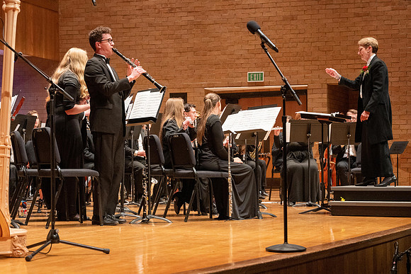 A retirement concert and reception for Diane Soelberg the director of the Symphony Band.