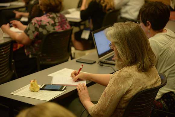 Online Instructors gather for a conference at BYU-Idaho. Photos by Photo Services