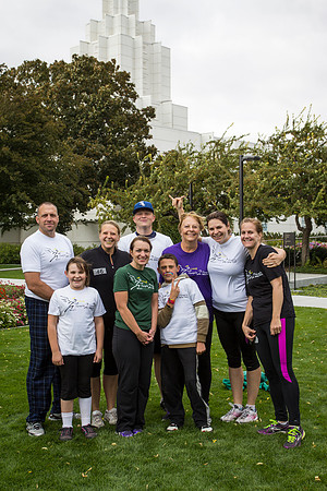 More than 600 participants ran in a 37 mile relay race, beginning at the Rexburg Temple and ending in Idaho Falls.