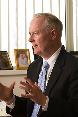 President Clark in his office