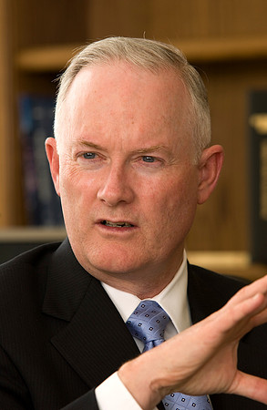 President Clark in his office