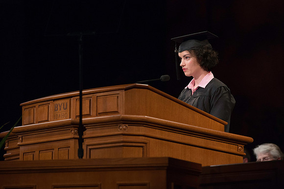 Scripture reading by Rachael Sexton, a Humanities graduate.
