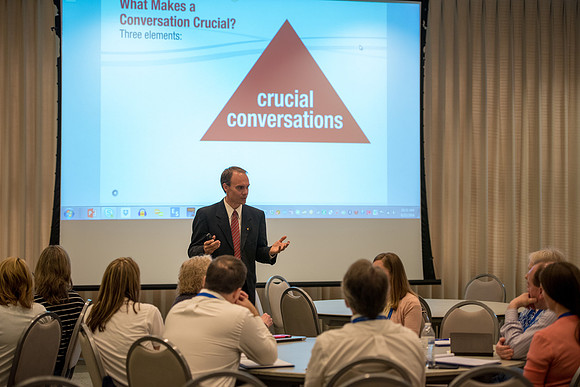 Online Instructors come to BYU-Idaho campus for further learning to enhance teaching skills. Instructor: Jeremiah Cochran.