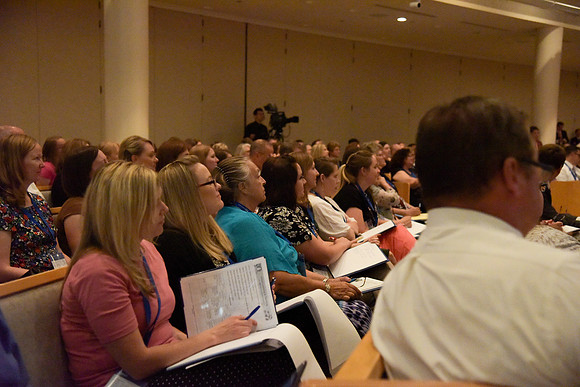 Online Instructors gather for a conference at BYU-Idaho. Photos by Photo Services