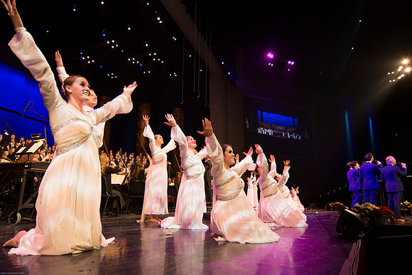 BYU-Idaho Choirs and Orchestra perform at A BYU-Idaho Christmas Concert featuring The King Singers.