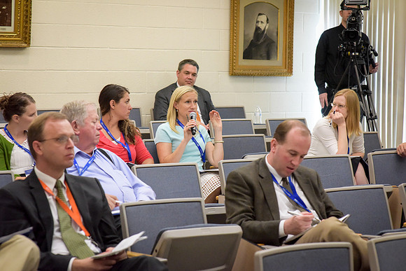 Online Instructors gather for a conference at BYU-Idaho. Photos by Photo Services