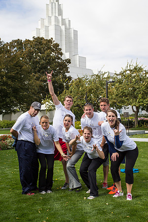 More than 600 participants ran in a 37 mile relay race, beginning at the Rexburg Temple and ending in Idaho Falls.