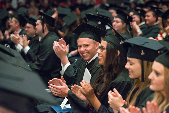 BYU-Idaho graduation. Convocation for the College of Business and Communication.