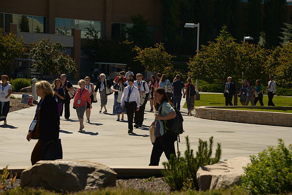 Online Instructors gather for a conference at BYU-Idaho. Photos by Photo Services
