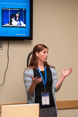 Faculty participate in breakout sessions as part of the Online Learning & Teaching Conference.