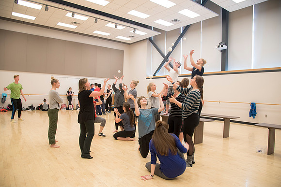 Dance Alliance director Ashley Storm works with the group practicing for their upcoming tour across the United States in states such as Texas and Kansas.
