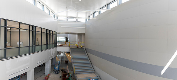 A look inside the new Science and Technology Building that is scheduled to be occupied by the 2016 Fall Semester.