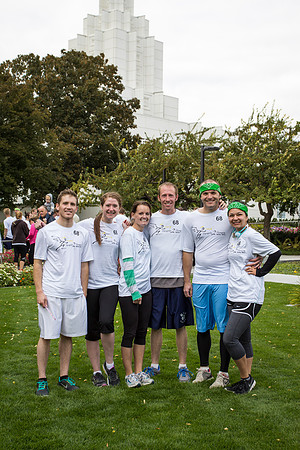 More than 600 participants ran in a 37 mile relay race, beginning at the Rexburg Temple and ending in Idaho Falls.