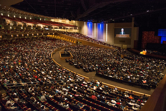 Geral Causse, Presiding Bishop, speaks at BYU-Idaho Devotional.