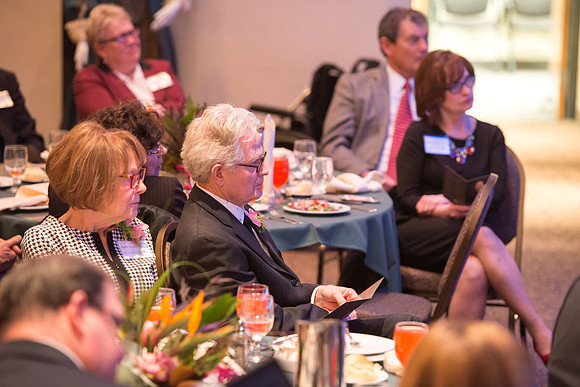 An "Evening Of Honors" recognizing Rodger Sorensen with the Eliza R. Snow Award for his contribution to the Arts. Rodger has taught and directed Theater for 42 years, first at the college of Eastern U