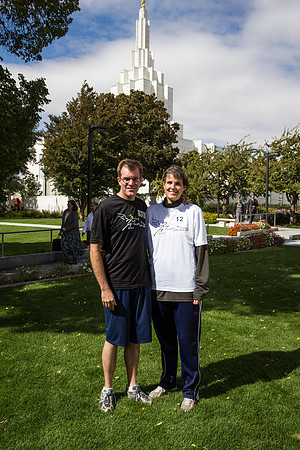 More than 600 participants ran in a 37 mile relay race, beginning at the Rexburg Temple and ending in Idaho Falls.