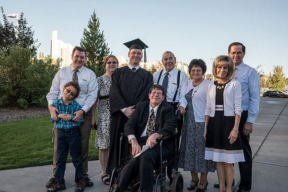 Students of Brigham Young University-Idaho at graduation of the Spring 2016 semester. Photo by Ryan Chase.