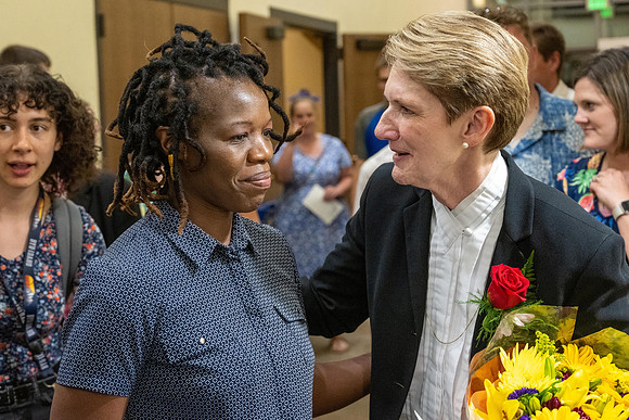 A retirement concert and reception for Diane Soelberg the director of the Symphony Band.