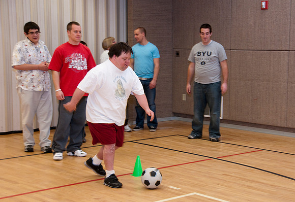Adaptive Physical Education with instructor Bob Christensen.