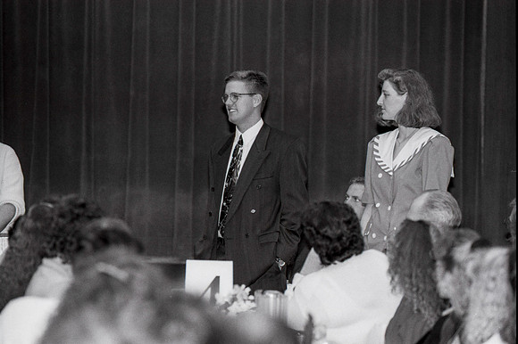 The Business Department holds an Awards Banquet. March 1995.
