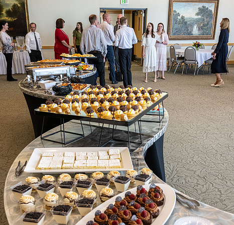 A reception for President Henry J Eyring and his wife Kelly to express their gratitude to employees of BYU-Idaho.
