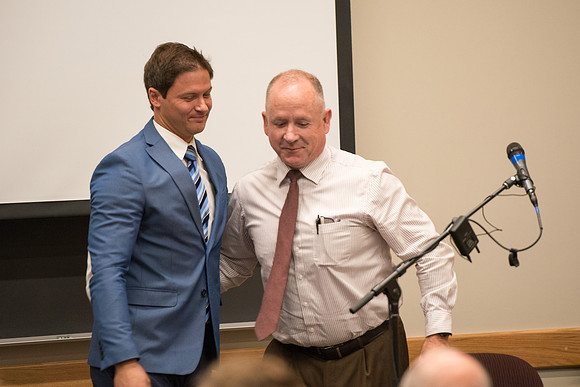 Top Communication students receive the Gordon B. Hinckley Communicator Award.