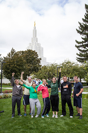 More than 600 participants ran in a 37 mile relay race, beginning at the Rexburg Temple and ending in Idaho Falls.