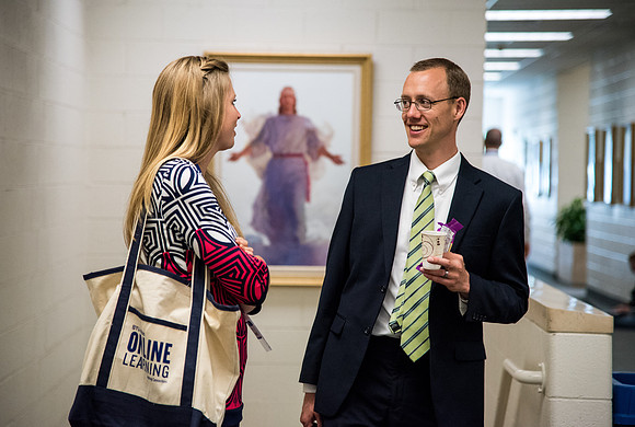 Online Instructors come to BYU-Idaho campus for further learning to enhance teaching skills.
