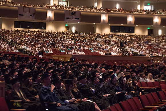 BYU-Idaho Graduation. Graduates during Commencement. Spring Semester