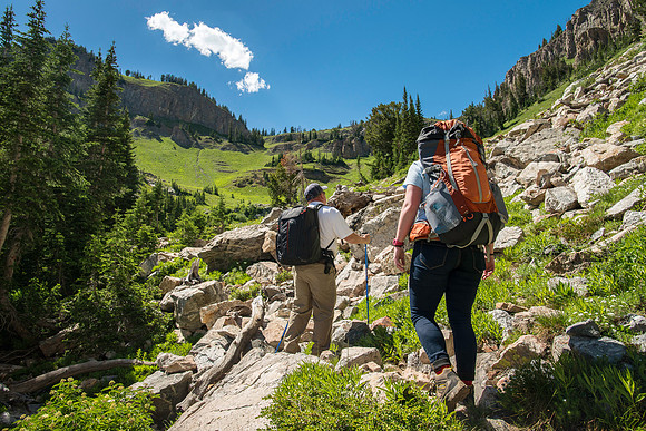 A massive rock buttress, several hundred feet tall on the South boundry of the Jackson Hole Ski resort. (Michael Ballard and Taylor Ray)