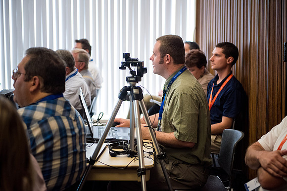 Online Instructors come to BYU-Idaho campus for further learning to enhance teaching skills. Instructor: Dave Kidd.