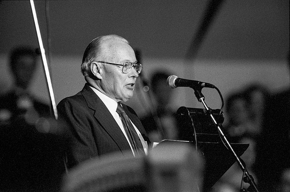 Speaker addressing the audience