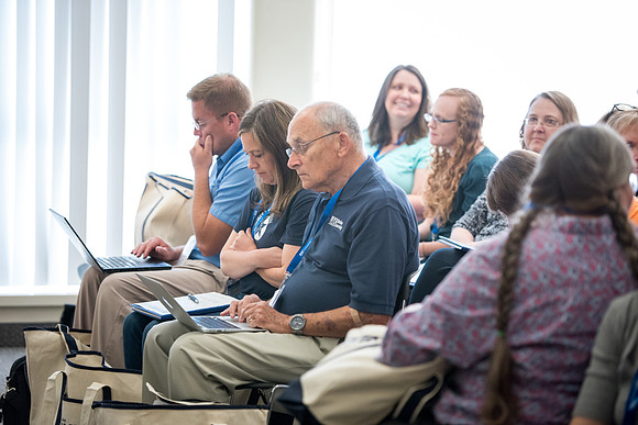 Online Instructors come to BYU-Idaho campus for further learning to enhance teaching skills.