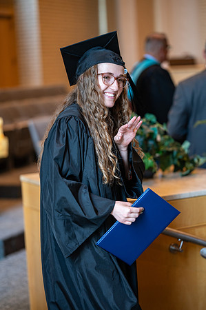 Graduates during convocation for the College of Language and Letters.