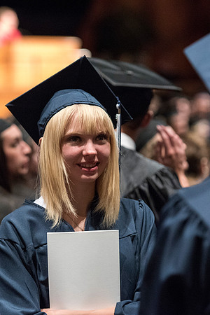 Students of Brigham Young University-Idaho at graduation of the Spring 2016 semester. Photo by Ryan Chase.