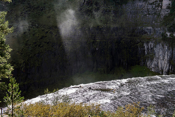 Geology Instructor, Dan Moore takes a group of faculty up to Island Park and Mesa Falls, teaching about the Henrys Fork Caldera and answering Geology questions about the area.