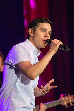 David Archuleta performed two concerts during Spring Semester in the Hart Auditorium.