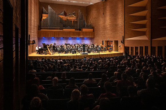 A retirement concert and reception for Diane Soelberg the director of the Symphony Band.