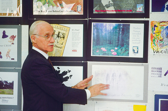 Graphic Designer, guest speaker, delivers an Illustration Seminar to students and critiques student work.