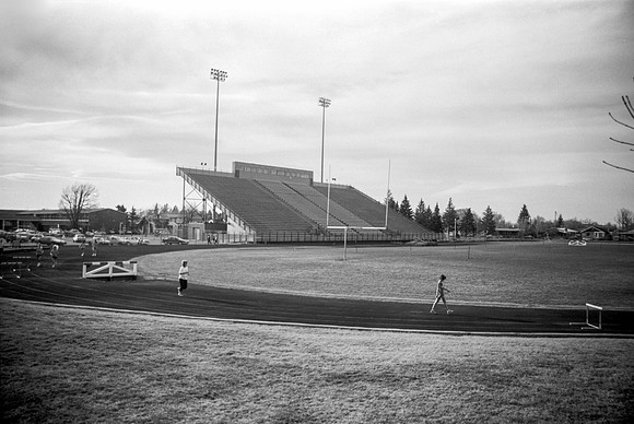 A view of Viking Stadium on Campus