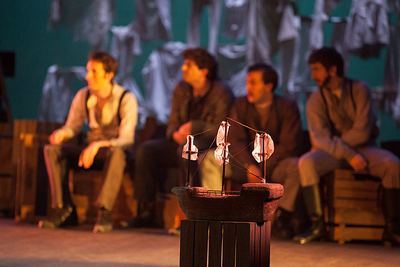 Peter and the Starcatcher is a wildly theatrical, hilarious and innovative retelling of how a miserable orphan came to be "The Boy Who Never Grew Up." Thirteen-year-old Molly Aster, a Starcatcher appr