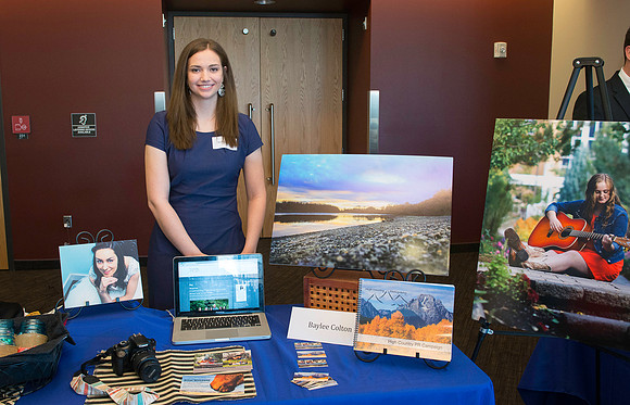 Comm Students get the chance to show off their skills through doing a senior project. The students are mentored throughout the semester and then judged and graded for the quality of their work.