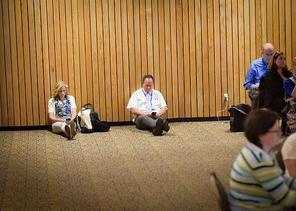 Online Instructors gather for a conference at BYU-Idaho. Photos by Photo Services