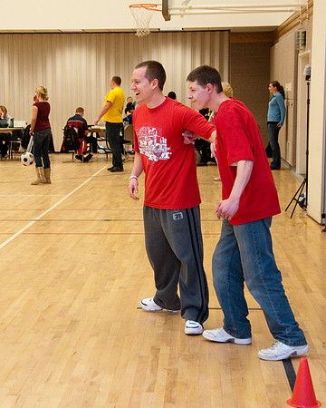 Adaptive Physical Education with instructor Bob Christensen.
