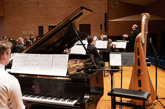 A retirement concert and reception for Diane Soelberg the director of the Symphony Band.