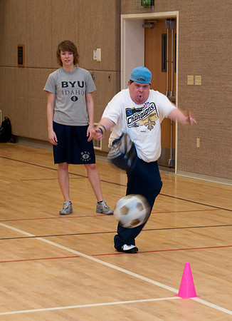 Adaptive Physical Education with instructor Bob Christensen.