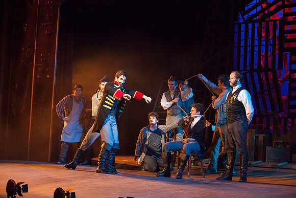 Peter and the Starcatcher is a wildly theatrical, hilarious and innovative retelling of how a miserable orphan came to be "The Boy Who Never Grew Up." Thirteen-year-old Molly Aster, a Starcatcher appr