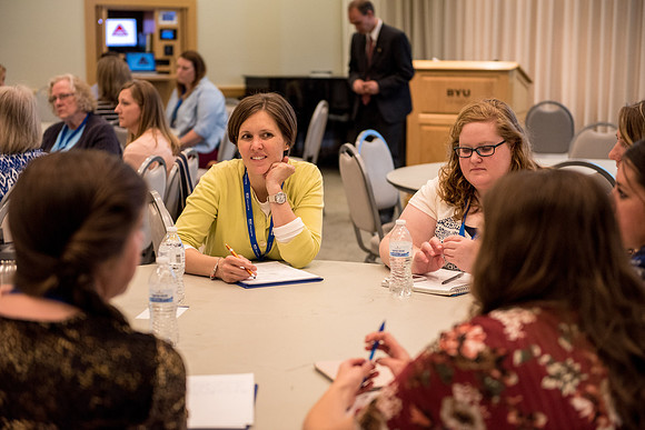 Online Instructors come to BYU-Idaho campus for further learning to enhance teaching skills.