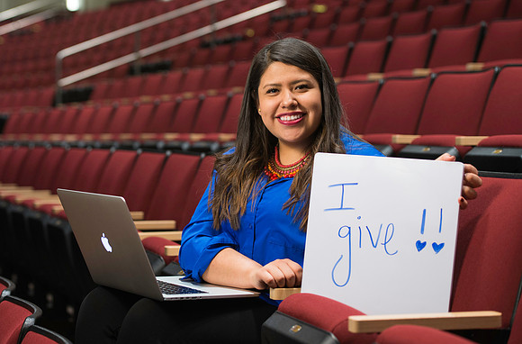 Students give to help others in need. Christina Camano