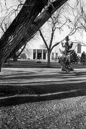 A view of the Eliza R. Snow Building on Campus